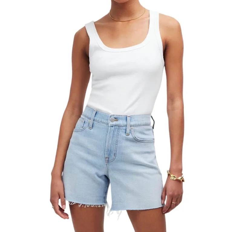 Free And Comfortable Perfect Vintage Jean Short In Fitzgerald Wash