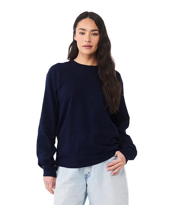 Ethnic Style 3511 - Bella + Canvas Unisex 6 oz Heavyweight Long-Sleeve T-Shirt | Navy Ethnic Style 3511 - Bella + Canvas Unisex 6 oz Heavyweight Long-Sleeve T-Shirt | Navy