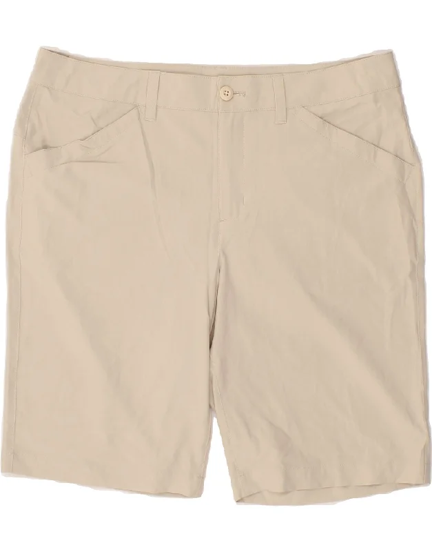 Elegant Series EDDIE BAUER Womens Casual Shorts US 12 Large W34  Grey Polyester