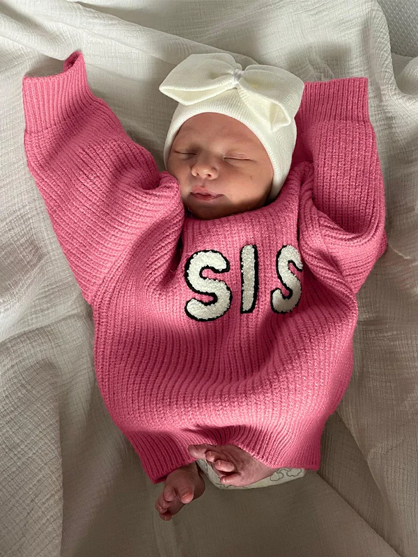 Must-have For Fashion Sis Knit Sweater, Bubblegum