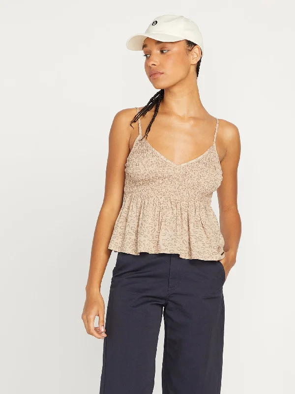 Advanced Customization Cha Cha Ching Cami Tank - Taupe