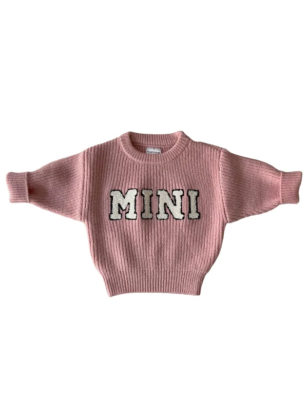 Classic Style Mini Knit Sweater, Amour