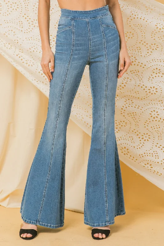 Fashion Comfort Flying Tomato Women's Jeans Back Pockets And Size Zipper