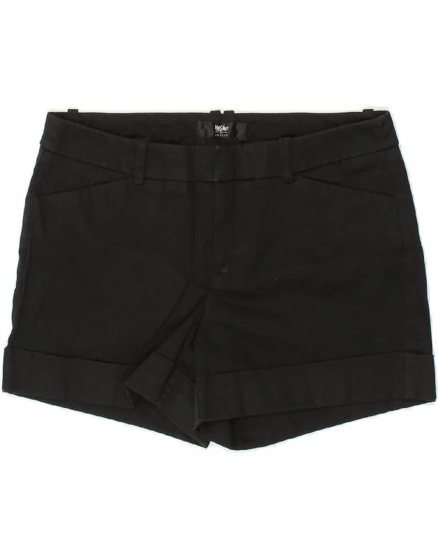Warm Winter Series MOSSIMO Womens Stretch Casual Shorts US 4 Small W27 Black Cotton