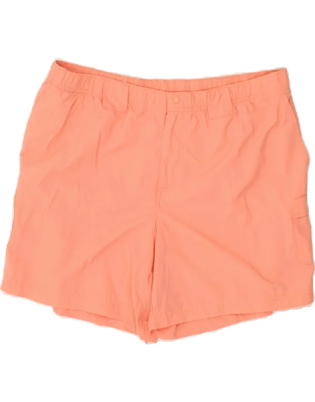 Refreshing Design COLUMBIA Womens Cargo Shorts XL W38  Pink Nylon