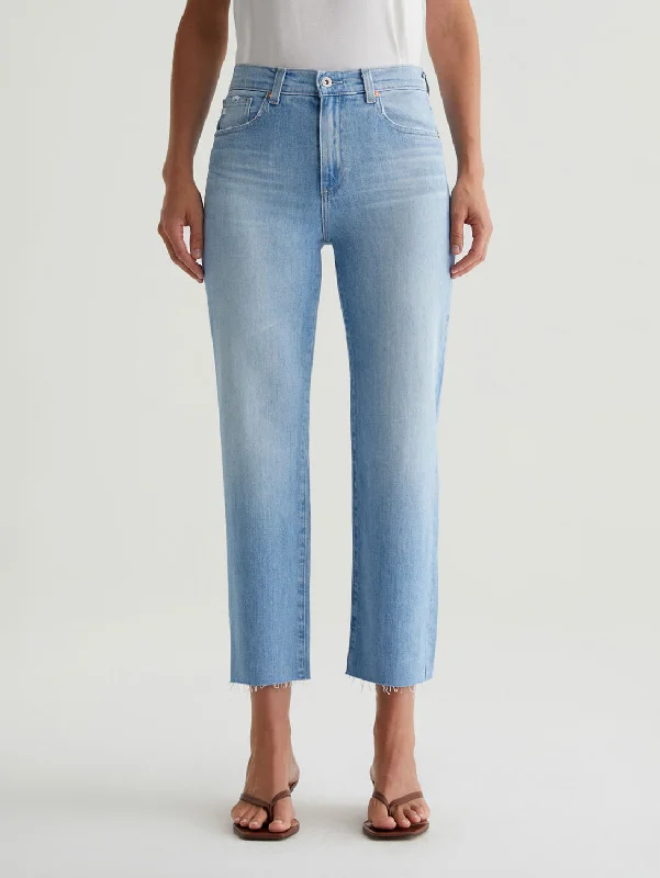 Simple Style Brinley Mid Rise Straight Crop Jean - Dana Point