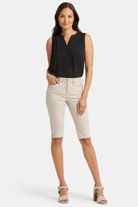 Creative Prints Sophie Bike Capri Jeans - Feather