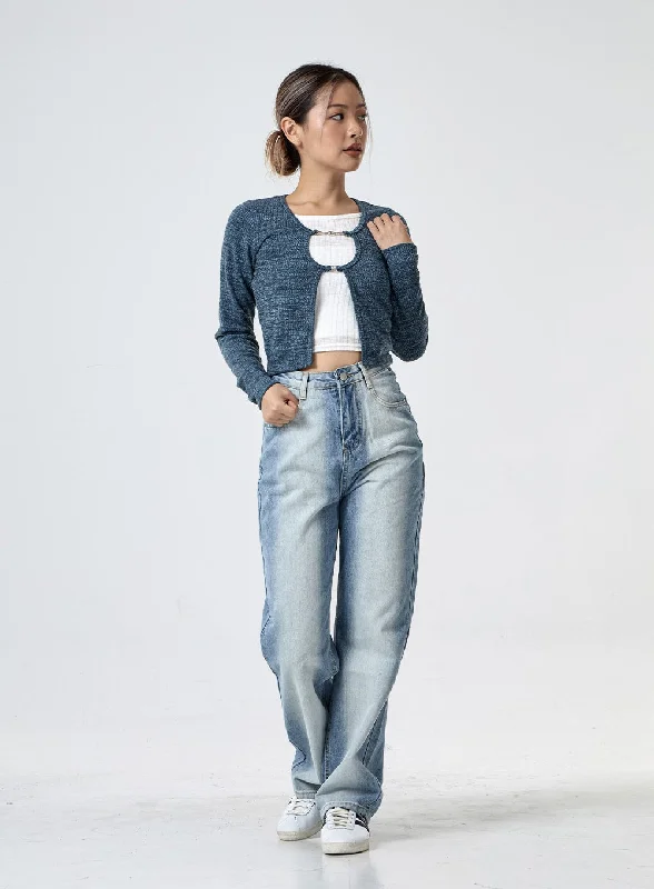 Personal Design Washed Light Blue Jeans CG25