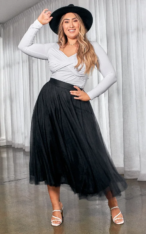 Fashion Must-have Rosse Skirt- Black