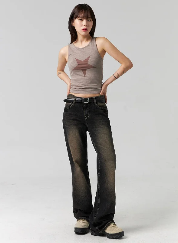 Sports Series Slim Fit Bootcut Jeans CG330