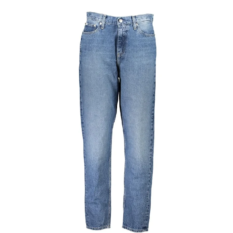 Comfortable Wear Calvin Klein  Cotton Jeans & Women's Pant