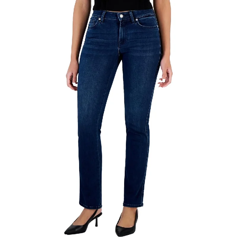 Casual Choice Womens Pocket Denim Straight Leg Jeans