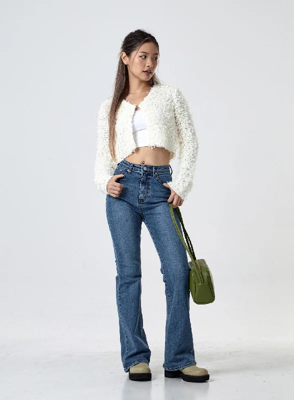 Personal Charm Boot Cut Blue Jeans CG24