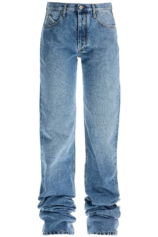 Classic Style The Attico Women's Extra Long blue Jeans For Tall Individuals