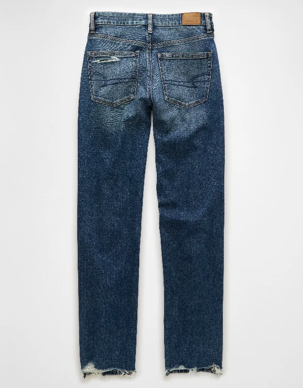 High-quality Design AE Stretch Curvy High-Waisted Straight Jean